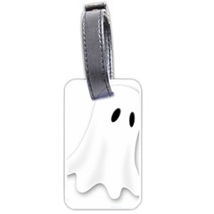 Ghost Boo Halloween Spooky Haunted Luggage Tags (one Side)  by Sudhe