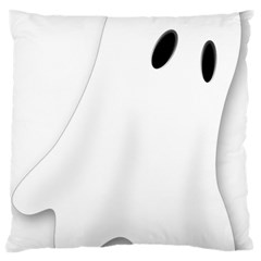 Ghost Boo Halloween Spooky Haunted Large Cushion Case (two Sides) by Sudhe