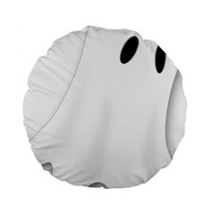 Ghost Boo Halloween Spooky Haunted Standard 15  Premium Round Cushions by Sudhe