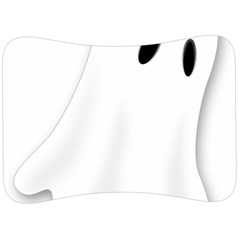 Ghost Boo Halloween Spooky Haunted Velour Seat Head Rest Cushion by Sudhe