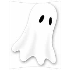 Ghost Boo Halloween Spooky Haunted Back Support Cushion by Sudhe