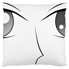 Eyes Manga Anime Female Cartoon Large Cushion Case (one Side) by Sudhe