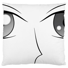 Eyes Manga Anime Female Cartoon Standard Flano Cushion Case (one Side) by Sudhe