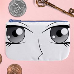 Eyes Manga Anime Female Cartoon Large Coin Purse by Sudhe