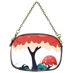 Tree Art Trunk Artwork Cartoon Chain Purse (two Sides) by Sudhe