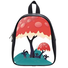 Tree Art Trunk Artwork Cartoon School Bag (small) by Sudhe