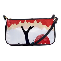 Tree Art Trunk Artwork Cartoon Shoulder Clutch Bag by Sudhe