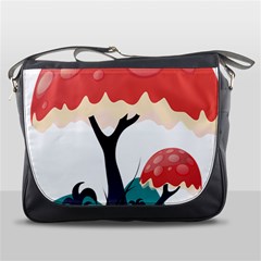 Tree Art Trunk Artwork Cartoon Messenger Bag by Sudhe