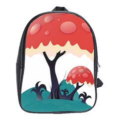 Tree Art Trunk Artwork Cartoon School Bag (xl) by Sudhe