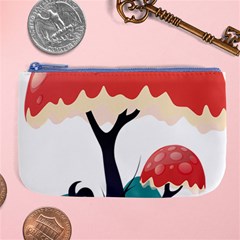 Tree Art Trunk Artwork Cartoon Large Coin Purse by Sudhe