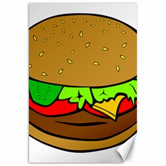 Hamburger Cheeseburger Fast Food Canvas 20  X 30  by Sudhe