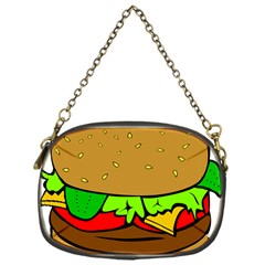 Hamburger Cheeseburger Fast Food Chain Purse (one Side) by Sudhe