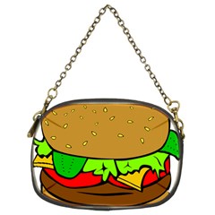 Hamburger Cheeseburger Fast Food Chain Purse (two Sides) by Sudhe