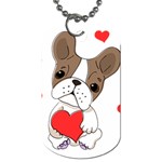 Animation Dog Cute Animate Comic Dog Tag (One Side) Front