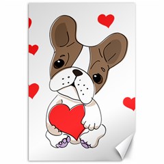 Animation Dog Cute Animate Comic Canvas 20  X 30  by Sudhe