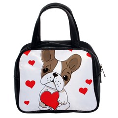 Animation Dog Cute Animate Comic Classic Handbag (Two Sides)