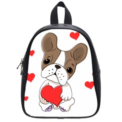 Animation Dog Cute Animate Comic School Bag (Small)