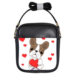 Animation Dog Cute Animate Comic Girls Sling Bag by Sudhe