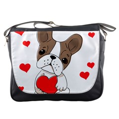 Animation Dog Cute Animate Comic Messenger Bag by Sudhe