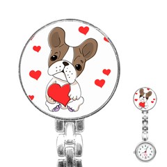 Animation Dog Cute Animate Comic Stainless Steel Nurses Watch