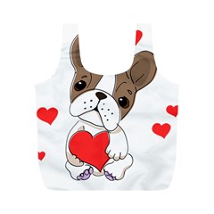 Animation Dog Cute Animate Comic Full Print Recycle Bag (M)