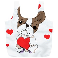 Animation Dog Cute Animate Comic Full Print Recycle Bag (XL)