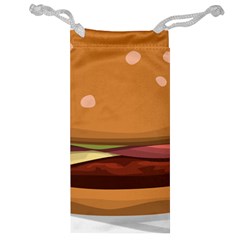 Hamburger Cheeseburger Burger Lunch Jewelry Bag by Sudhe