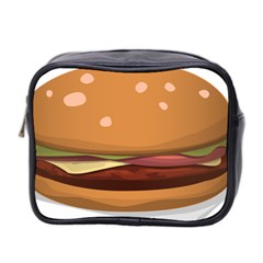 Hamburger Cheeseburger Burger Lunch Mini Toiletries Bag (two Sides) by Sudhe