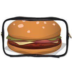 Hamburger Cheeseburger Burger Lunch Toiletries Bag (one Side) by Sudhe