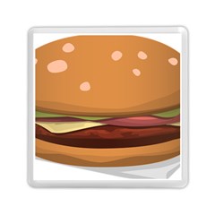 Hamburger Cheeseburger Burger Lunch Memory Card Reader (square) by Sudhe