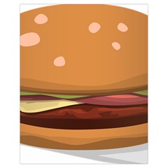 Hamburger Cheeseburger Burger Lunch Drawstring Bag (small) by Sudhe