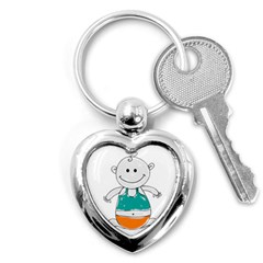 Baby Cute Child Birth Happy Key Chains (heart)  by Sudhe