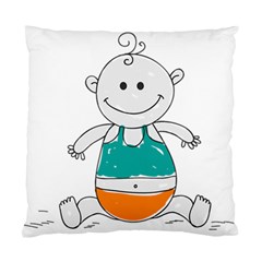 Baby Cute Child Birth Happy Standard Cushion Case (two Sides) by Sudhe