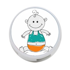 Baby Cute Child Birth Happy 4-port Usb Hub (two Sides) by Sudhe