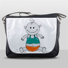 Baby Cute Child Birth Happy Messenger Bag by Sudhe