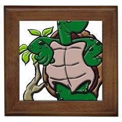 Amphibian Animal Cartoon Reptile Framed Tiles by Sudhe