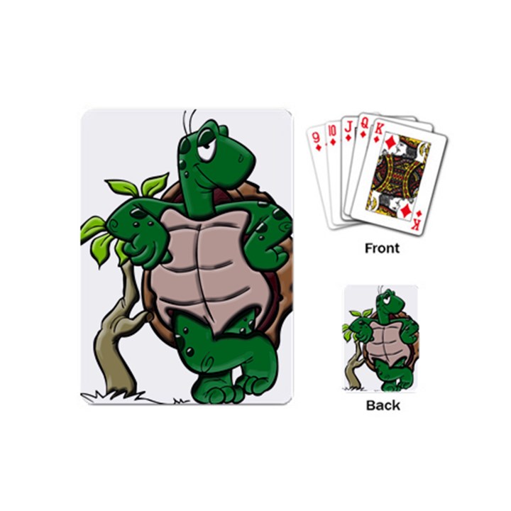 Amphibian Animal Cartoon Reptile Playing Cards (Mini)