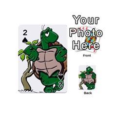 Amphibian Animal Cartoon Reptile Playing Cards 54 (mini) by Sudhe