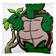 Amphibian Animal Cartoon Reptile Large Cushion Case (two Sides) by Sudhe