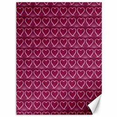 Heart Shaped Print Design Canvas 36  X 48  by dflcprintsclothing