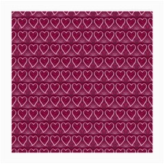 Heart Shaped Print Design Medium Glasses Cloth (2-side)