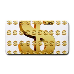 Dollar Money Gold Finance Sign Medium Bar Mats by Mariart