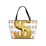 Dollar Money Gold Finance Sign Classic Shoulder Handbag Front