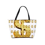 Dollar Money Gold Finance Sign Classic Shoulder Handbag Back