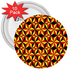 Geo Pattern 1 3  Buttons (10 Pack)  by ArtworkByPatrick