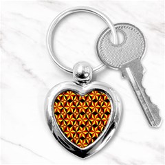 Geo Pattern 1 Key Chains (heart)  by ArtworkByPatrick