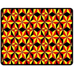 Geo Pattern 1 Fleece Blanket (medium)  by ArtworkByPatrick