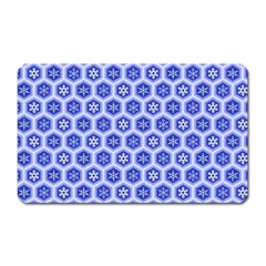 Hexagonal Pattern Unidirectional Blue Magnet (rectangular) by Mariart