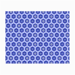 Hexagonal Pattern Unidirectional Blue Small Glasses Cloth by Mariart