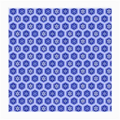 Hexagonal Pattern Unidirectional Blue Medium Glasses Cloth by Mariart